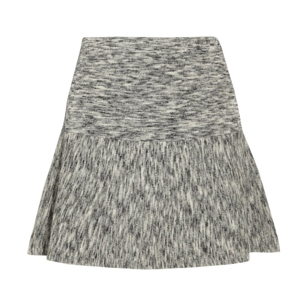 Theory L Gida Space Dye Skirt Flare Mini Wool